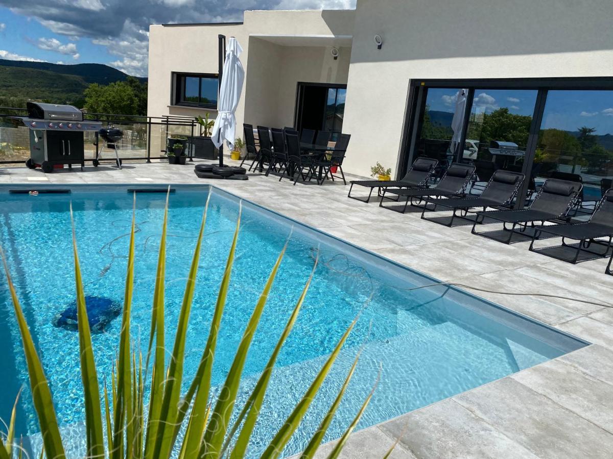 Villa Avec Vue Panoramique Sur Les Cevennes Saint Julien Les Rosiers Eksteriør billede