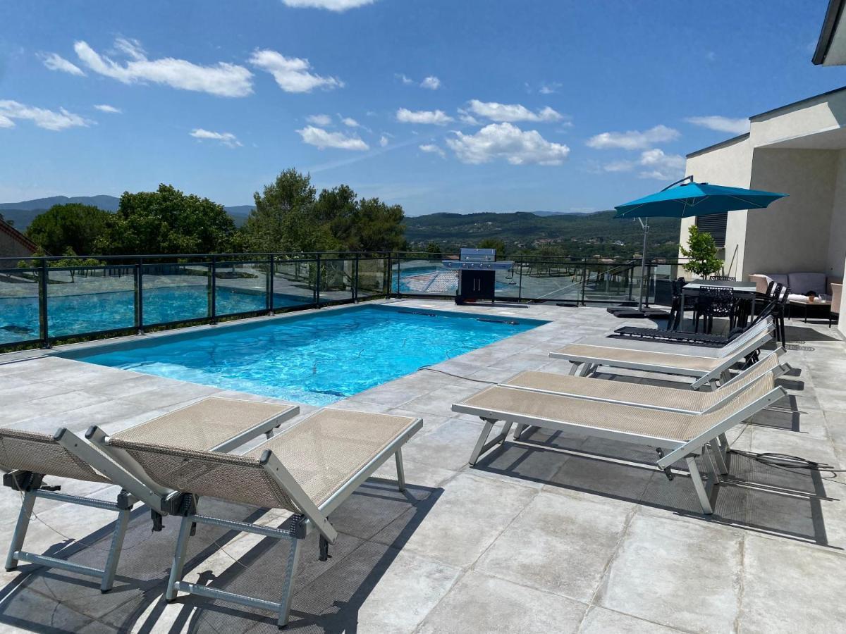 Villa Avec Vue Panoramique Sur Les Cevennes Saint Julien Les Rosiers Eksteriør billede